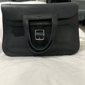 Authentic Hermes Halzan black bag